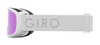 Gogle damskie zimowe GIRO MOXIE WHITE CORE LIGHT (soczewka AMBER PINK i soczewka YELLOW)