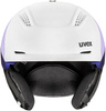 Kask narciarski damski Uvex Ultra Pro WE (biało-szaro-fioletowy)