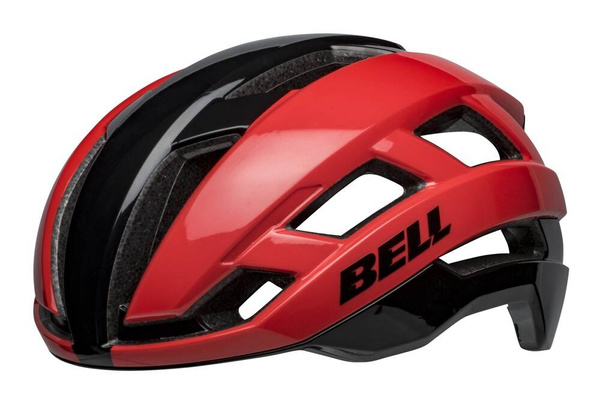 Kask szosowy BELL FALCON XR LED INTEGRATED MIPS (czerwono-czarny)