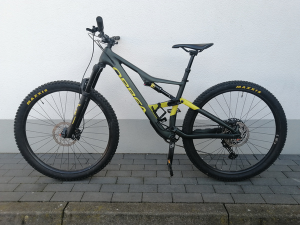 Używany rower MTB Orbea Occam H30 czarno-żółty