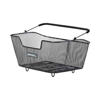 Kosz tylny na bagażnik BASIL BASE M MULTI SYSTEM, MULTI System, stalowy czarny (WYPRZEDAŻ -50%)