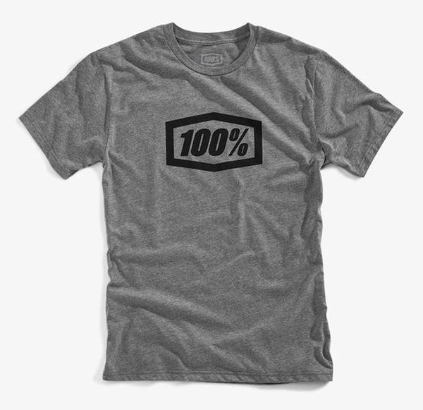 Koszulka 100% Essential (szaro-czarna)