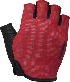 Rękawiczki krótkie Shimano Airway (czerwone)