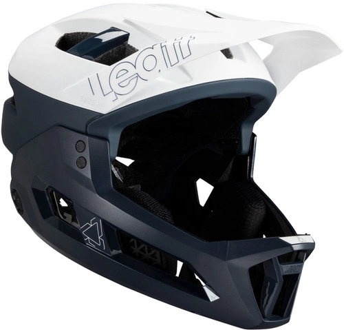 Kask full face Leatt MTB Enduro 3.0 V25 (wypinana szczęka 3w1) White