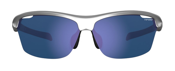 Okulary TIFOSI INTENSE metallic silver (1 szkło Smoke Blue Mirror 15% transmisji światła) (NEW)