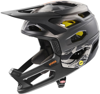 Kask fullface Uvex Revolt MIPS (szaro-czarny)