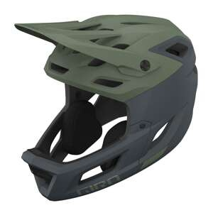 Kask full face GIRO COALITION SPHERICAL (czarno-zielony)