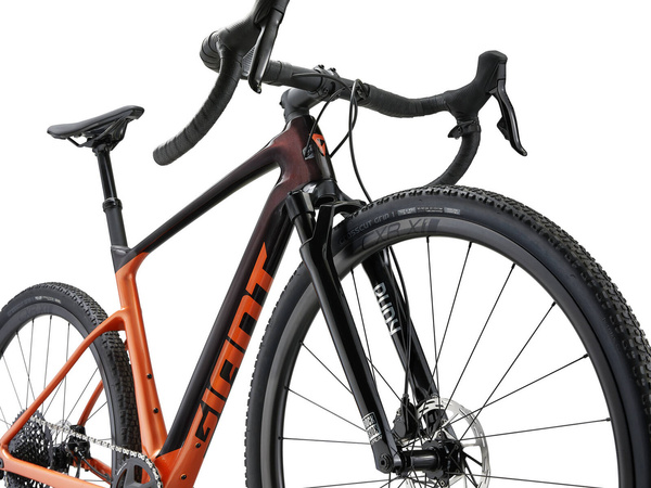 Rower gravel Giant Revolt X Advanced 1 (2023) | karbonowy | Cordovan Copper Coin