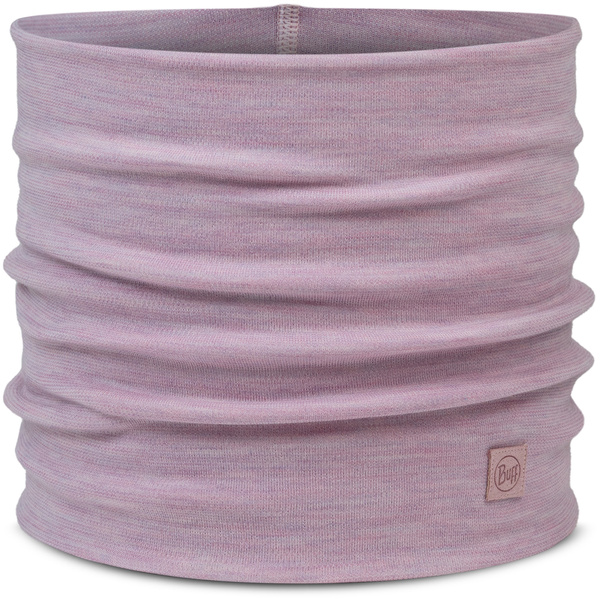 Bandana BUFF MERINO HEAVYWEIGHT NECK WARMER SOLID LILAC SAND