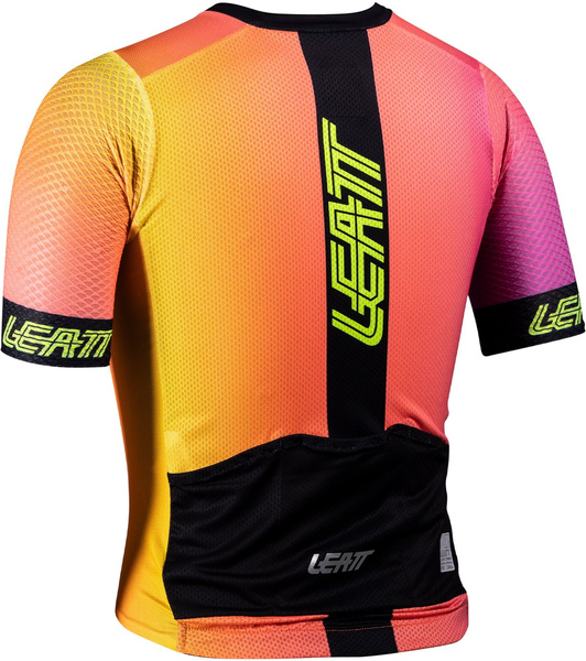 Koszulka damska Leatt MTB Endurance 6.0 (różowo-żółta)