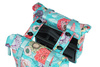 Sakwa podwójna BASIL BLOOM FIELD DOUBLE PANNIER BAG MIK 28-35L, MIK System (ready to go) sky blue