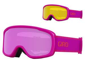 Gogle damskie zimowe GIRO MOXIE PINK CHUTE (soczewki AMBER PINK i soczewki YELLOW)
