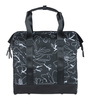 Sakwa na bagażnik pojedyncza Basil Grand Shopper + MIK Hooks (czarno-biała 23 litry)