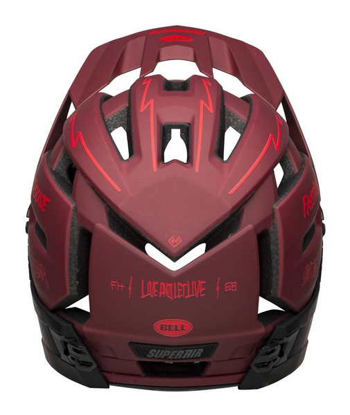 Kask full face BELL SUPER AIR R MIPS SPHERICAL (czerwony mat)