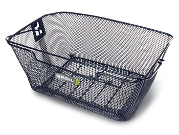 Kosz tylny na bagażnik BASIL CAPRI SPRING CLAMP stalowy czarny