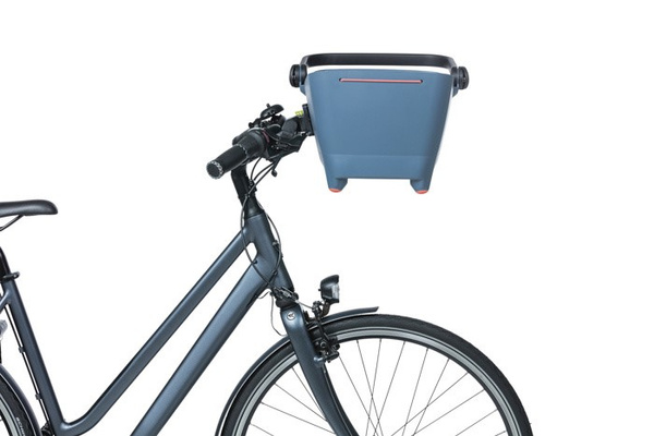 Kosz na kierownicę BASIL BUDDY DOG BICYCLE BASKET FRONT KF 32L, KF System, faded denim (NEW)
