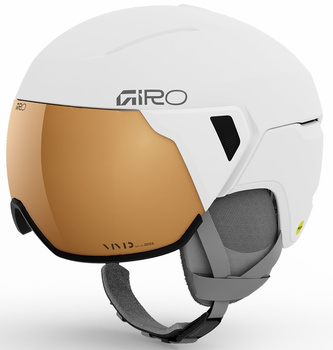 Kask zimowy GIRO ARIA SPHERICAL MIPS (matte white/VIVID copper) (2026)