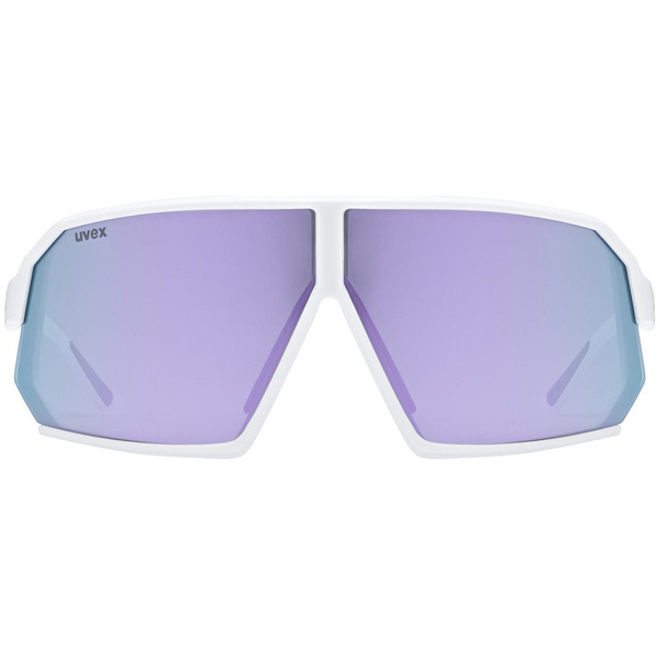 Okulary Uvex Sportstyle 237 White Matt (lawendowe soczewki mirror S3)