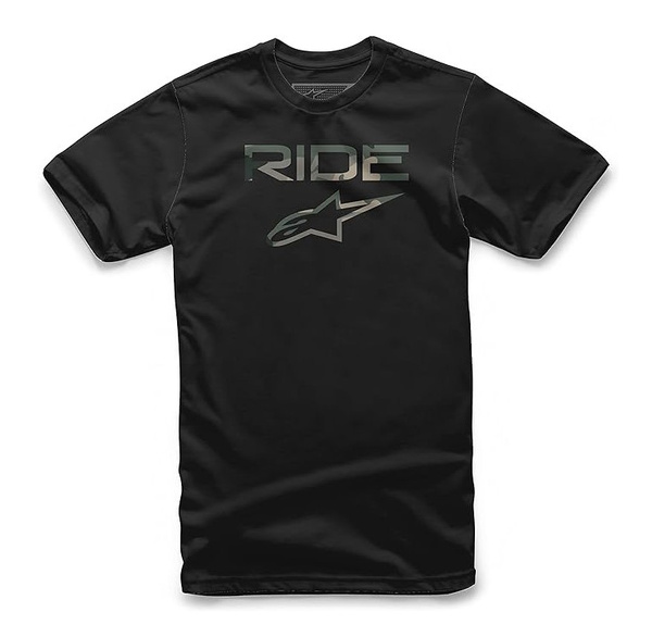 Koszulka ALPINESTARS RIDE 2.0 CAMO TEE z krótkim rękawem (czarna)