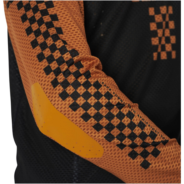 Koszulka dziecięca z długim rękawem Leatt MTB Gravity 4.0 Junior (czarno-brązowa)