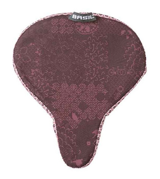 Pokrowiec na siodełko wodoodporny Basil Boheme Fig Red