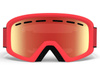 Gogle juniorskie zimowe GIRO REV RED BLACK ZOOM (soczewka AMBER SCARLET)