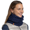 Bandana BUFF KNITTED & FLEECE NECKWARMER CARYN MIDNIGHT