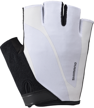 Rękawiczki krótkie Shimano Classic (białe)