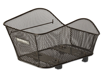 Kosz tylny na bagażnik BASIL ICON S WSL, WSL System, stalowy czarny (WYPRZEDAŻ -50%)