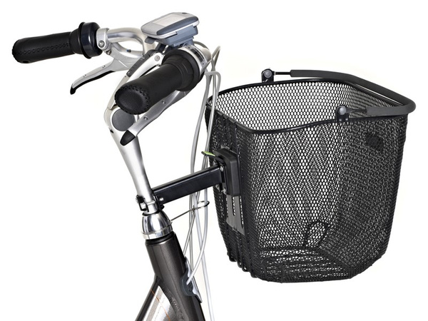 Wspornik mocujący do sztycy kierownicy BASIL BASEASY SYSTEM EC moc.22-25,4mm, system mocowania kosza/sakwy odpinany