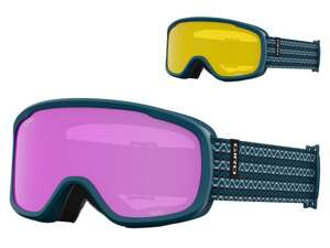 Gogle damskie zimowe GIRO MOXIE HARBOR BLUE SEQUENCE (soczewka AMBER PINK i soczewka YELLOW)