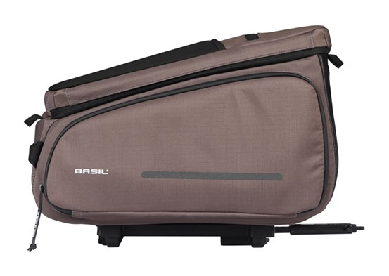 Torba na bagażnik Basil Move MIK + adapter (brązowa 10-26 litrów)