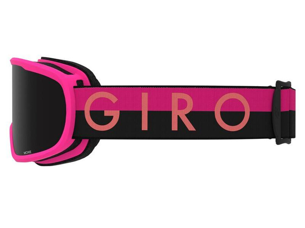 Gogle damskie zimowe GIRO MOXIE PINK THROWBACK (soczewka ULTRA BLACK i soczewka YELLOW)