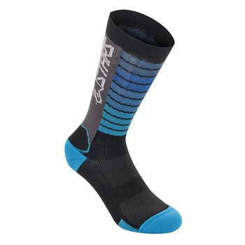 Skarpetki ALPINESTARS DROP (czarno-niebieskie)