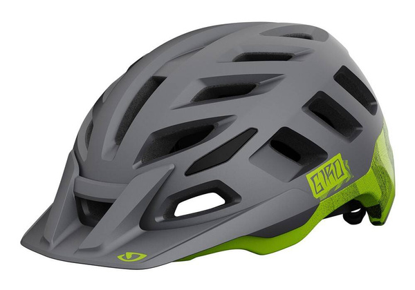 Kask rowerowy MTB GIRO RADIX szaro-zielony