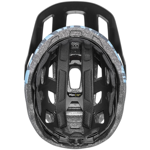 Kask dziecięcy MTB Uvex React Jr. MIPS (niebiesko-czarny)