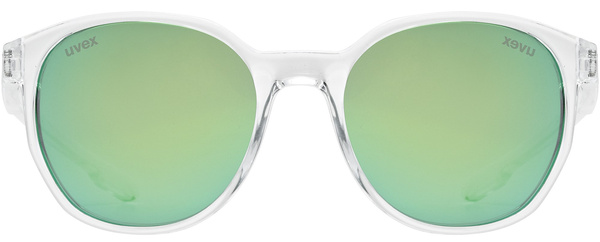 Okulary Uvex LGL 54 (przezroczyste | zielone soczewki mirror kat. 3)
