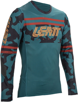 Koszulka dziecięca z długim rękawem Leatt MTB Gravity 4.0 Junior (turkusowa)