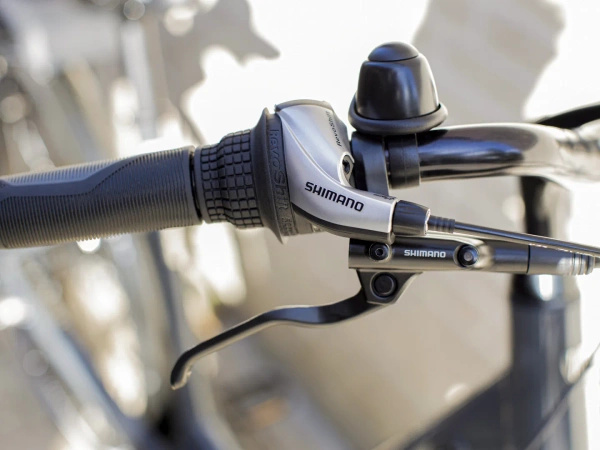 Rower elektryczny miejski z niskim przekrokiem Trek Verve+ 1 Solid Charcoal