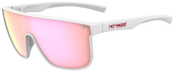 Okulary TIFOSI SANCTUM XL matte white (1 szkło Pink Mirror xx% transmisji światła)