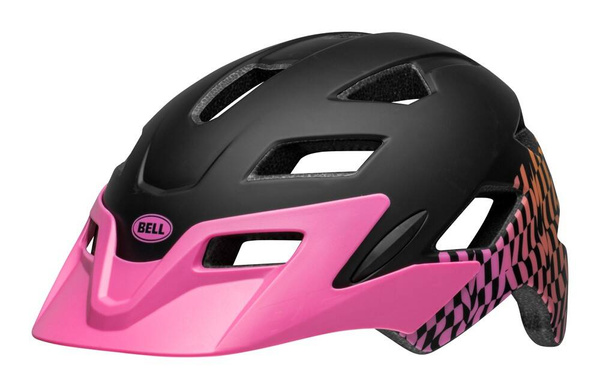 Kask dziecięcy BELL SIDETRACK (czarno-różowy)