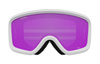 Gogle zimowe juniorskie GIRO CHICO 2.0 WHITE ZOOM (soczewka lustrzana kolorowa AMBER PINK)