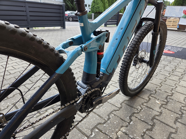 Używany rower elektryczny MTB Trek Rail 9 (2019) niebieski