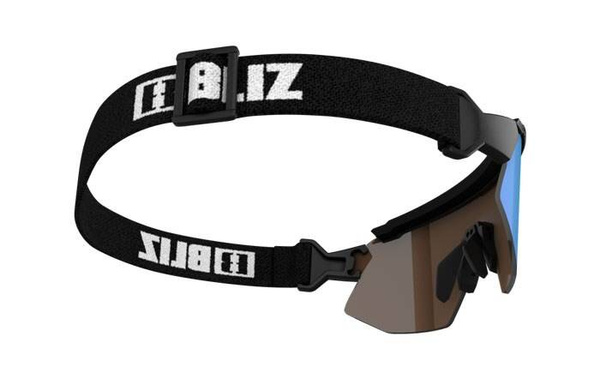Okulary Bliz Active Breeze Matt Black (brązowo-niebieskie soczewki kat. 3)