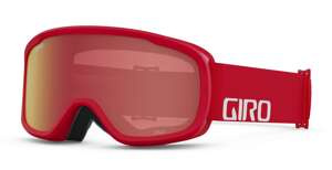 Gogle zimowe GIRO CRUZ RED & WHITE WORDMARK (soczewka lustrzana kolorowa AMBER SCARLET)