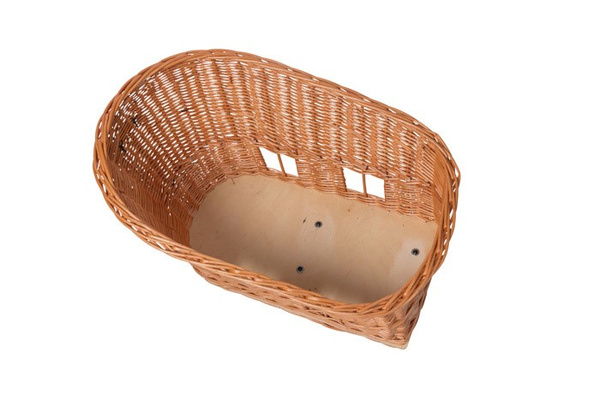Kosz tylny na bagażnik BASIL PASJA dla zwierząt MIK 45cm, MIK System (ready to go) wiklinowy natural (NEW).