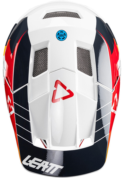 Kask full face Leatt MTB Gravity 2.0 V24 White Red