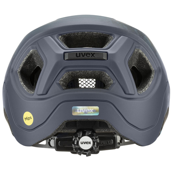 Kask dziecięcy MTB Uvex React Jr. MIPS (niebiesko-czarny)