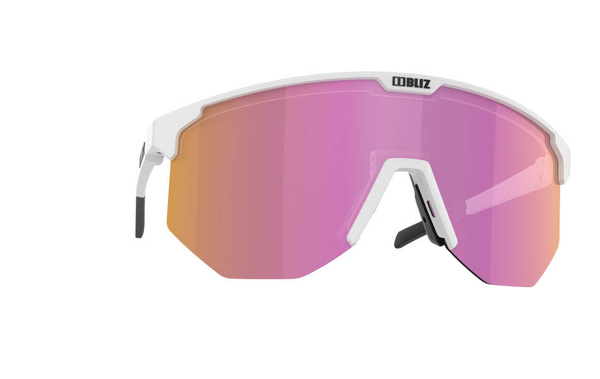 Okulary Bliz Active Hero White (brązowo-różowe soczewki kat. 3)