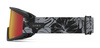 Gogle damskie zimowe GIRO DYLAN BLACK & GREY BOTANICAL LX (soczewka lustrzana kolorowa AMBER SCARLET i soczewka kolorowa YELLOW)